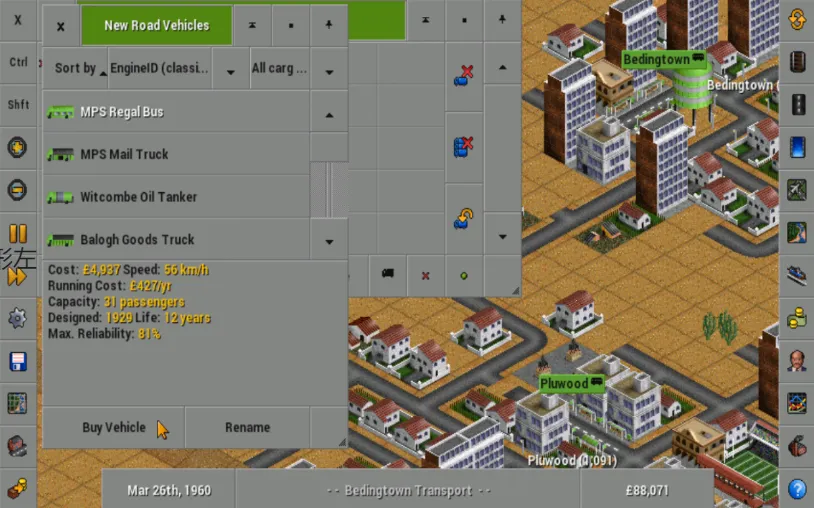 OpenTTD(模拟经营游戏) OpenTTD(模拟经营游戏)