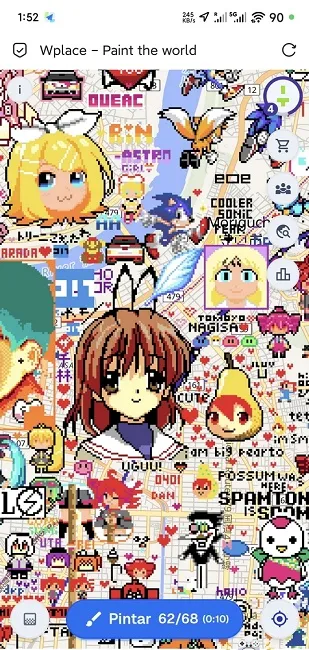 Wplace(全球像素画) Wplace(全球像素画)