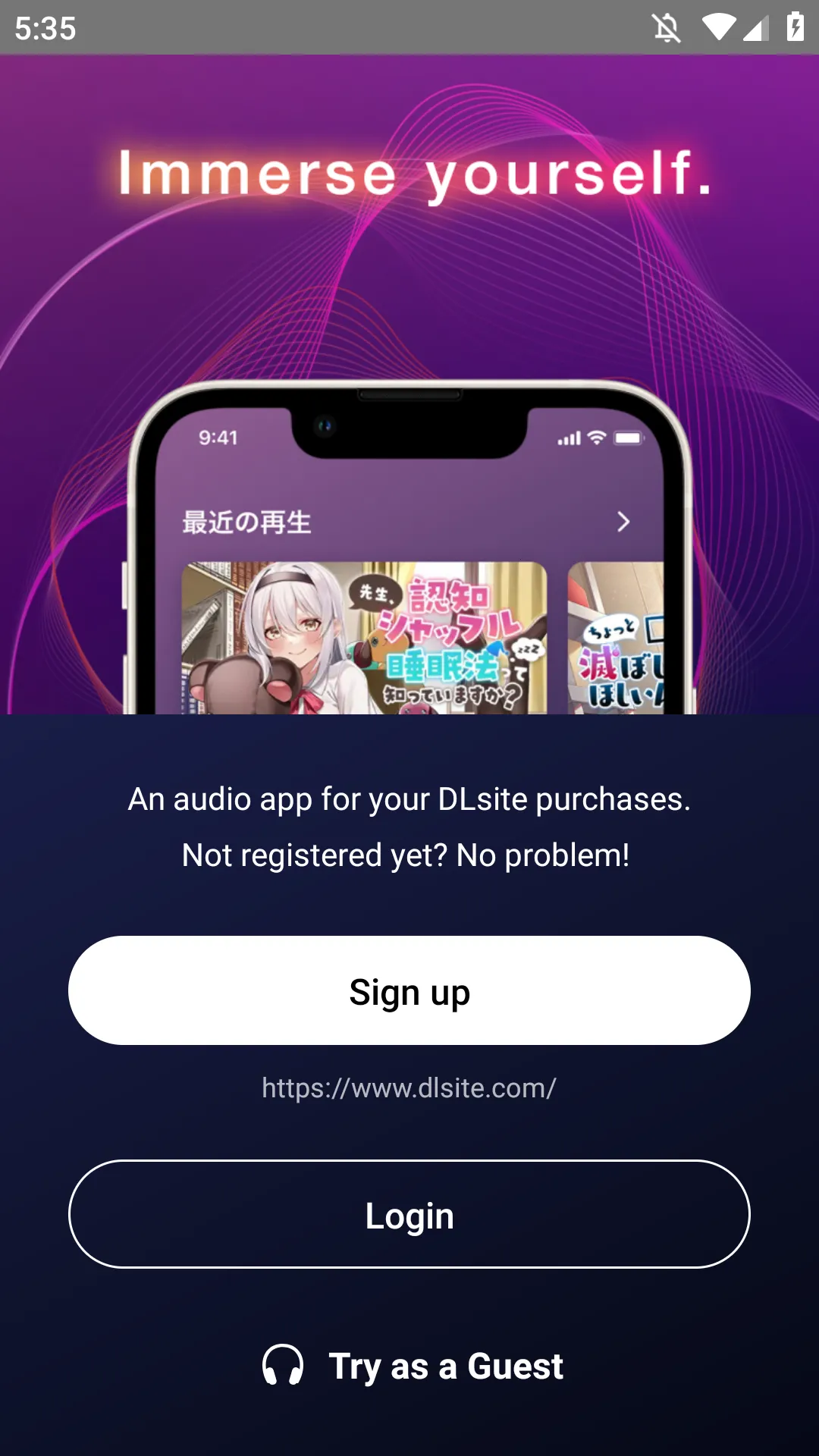 DLsite Sound(��Ƶ��Ϸƽ̨)v1.0.22 ��Ѱ��ͼ