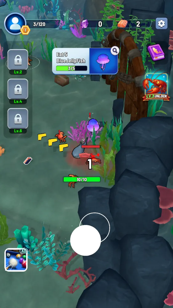 鲨鱼进化吞噬与成长2026下载安装 鲨鱼进化吞噬与成长2026下载安装