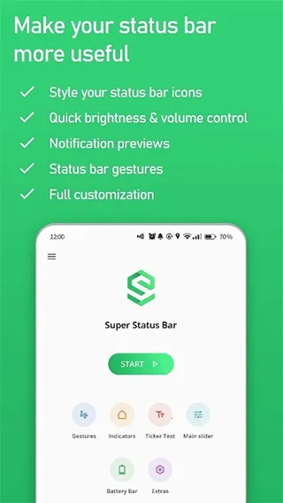 Super Status Bar(״̬���޸Ĺ���)v2.12.1 �ٷ������ͼ