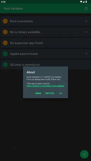 Root Validator检测工具最新手机版 Root Validator检测工具最新手机版